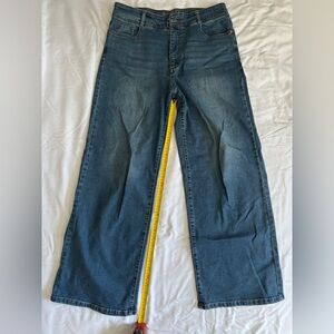 Gloria Vanderbilt Wide Leg Tummy Sculpt Shape Effect jeans